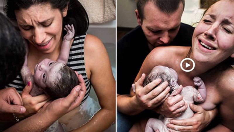 10 Touching Photographs of New Mothers Meeting Their Babies