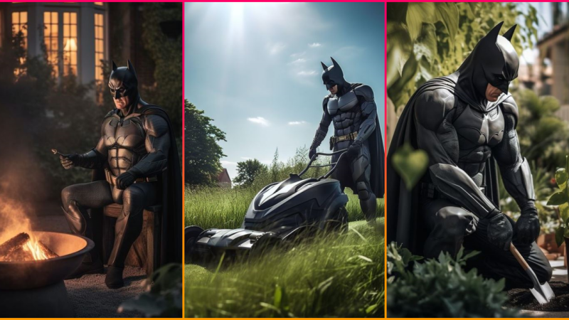 Batman on his staycation Which is your favourite