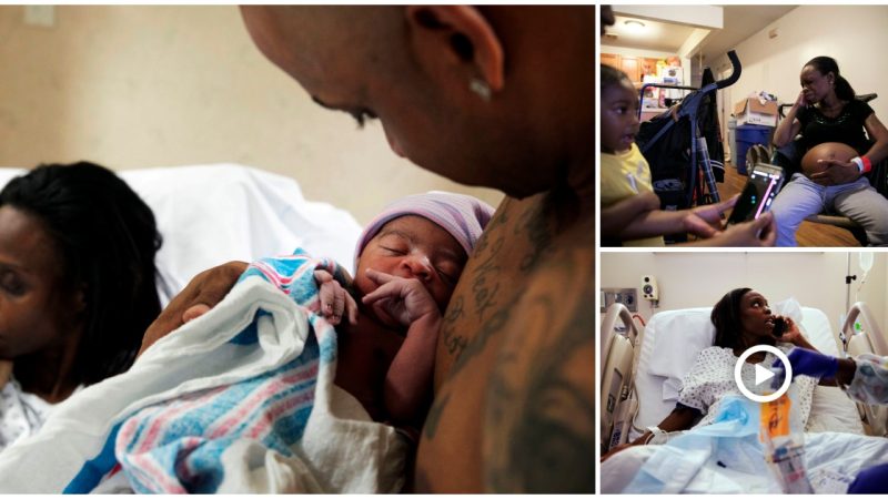 The surprise of a homeless mother and newly born baby brought misfortune