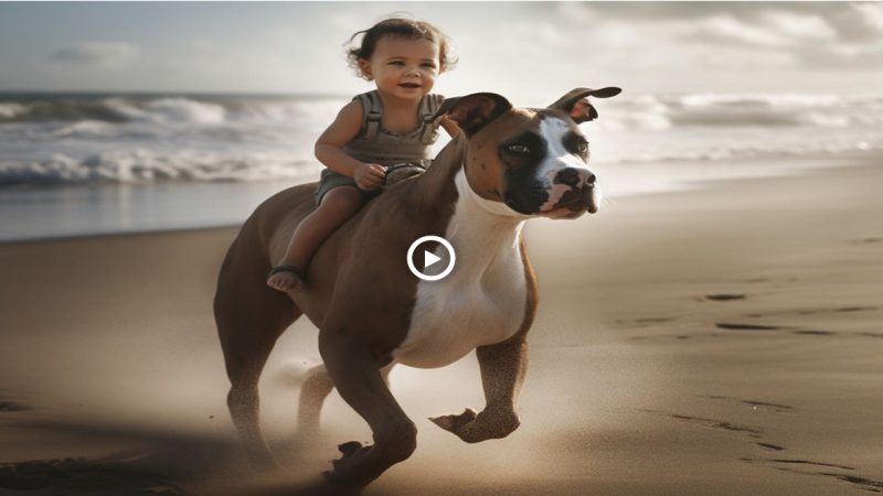 The photos are created on the topic of dog riding