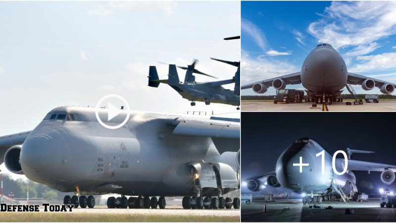 The unique Loading Method Used by the US for its Largest Aircraft: C-5 Galaxy