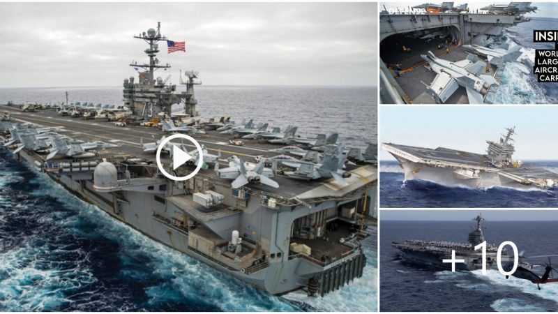 Inside the World’s Largest $13 Billion Aircraft Carrier: The Center of the Ocean