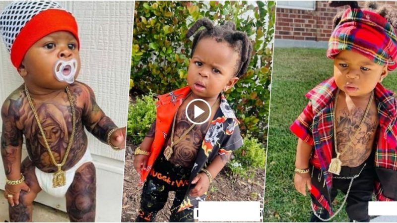 The mother is obsessed with tattooing her 1-year-old child. So Bad Art or Bad Mother?