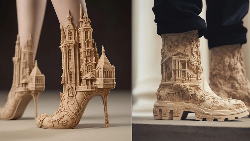 AI Imagines Renaissance Architecture As Footwear To Create Absolutely Stunning New Styles