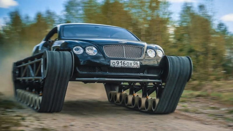 This Ultra-luxurious Tank Is Bentley Continental GT On Tracks