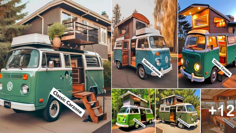 People Are Converting Their Volkswagen Hippy Busses Into RVs with a Whole Second Level