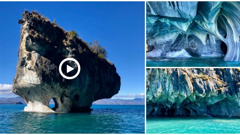 Marble Caves in Patagonia, Chile