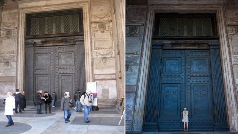 Rome’s oldest door gate still in use dates back to 115 AD.