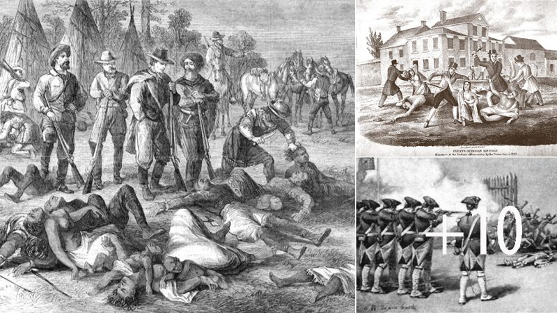 Native American massacre from colonial Pa.