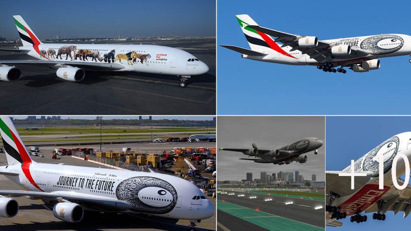 Eмirates A380: Journey to the Future Livery