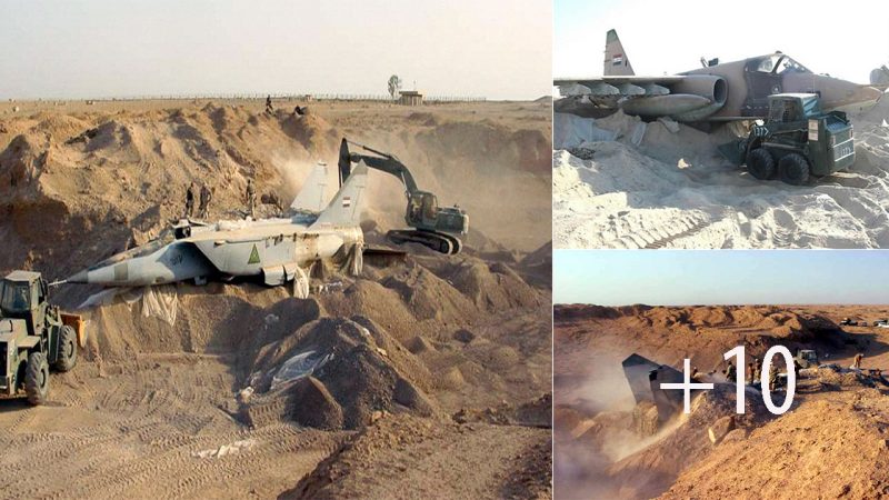 Iraqi Fighter Jets Found Buried In The Sand: A Tale of Hidden Assets and Failed Plans