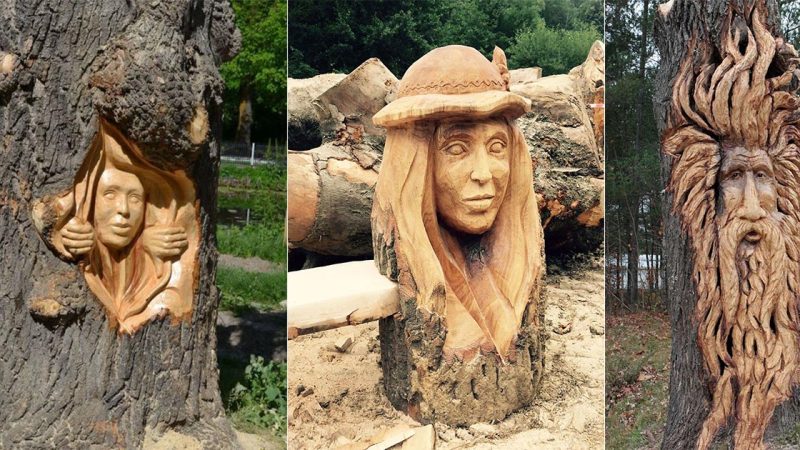 Roмanian Artist Uses A Chainsaw To Turn Trees Into Sculptures, And The Result Is Iмpressive