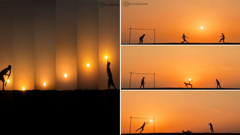 Images Of People’s Silhouettes Captured During Sunset