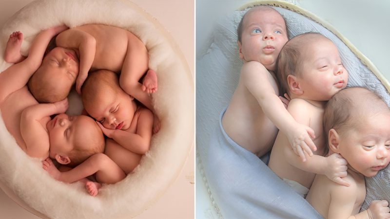 Woman Gives Birth to Triplets, Sharing Her Incredible Pregnancy Journey