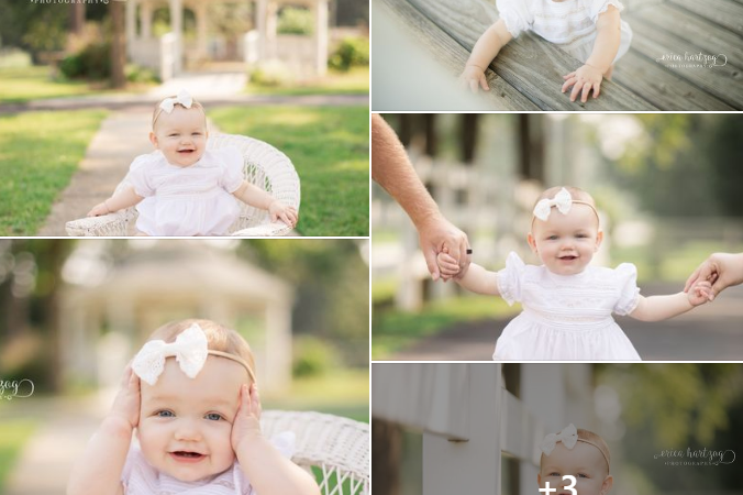 A Year in the Life of a Bundle of Cuteness: The Adorable Collection of a 1-Year-Old Baby