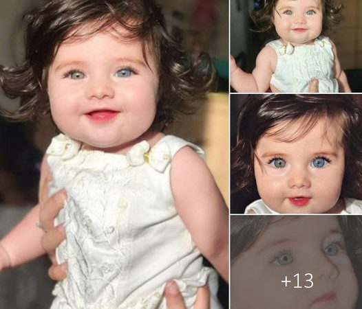 Prepare to be amazed by the enchanting sight of a baby’s eyes, each with a unique color, stealing hearts and bringing joy.