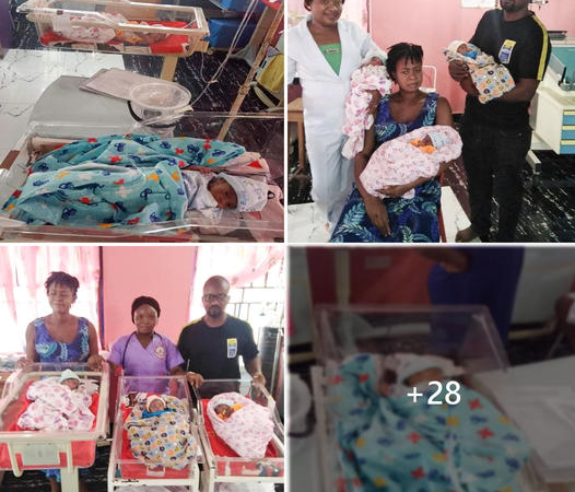 A Miracle Unveiled: Nigerian Woman Welcomes Triplets After 11-Year Wait