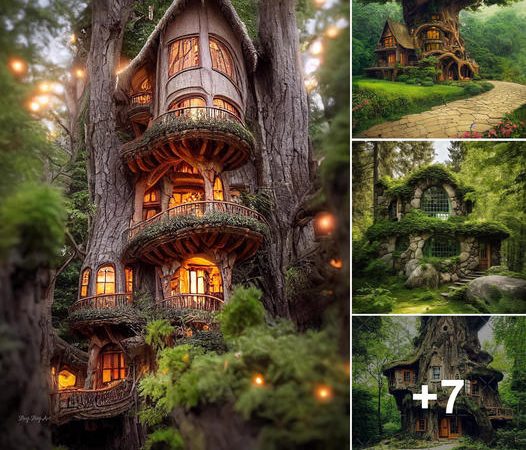 Embark on an Enchanting Journey: Discover the Whimsical Forest Dwellings Straight out of a Fairy Tale