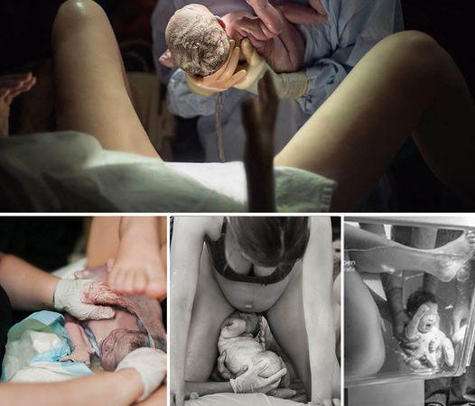 Capturing the Beauty of Motherhood: 10 Raw Birth Photos that Evoke Admiration