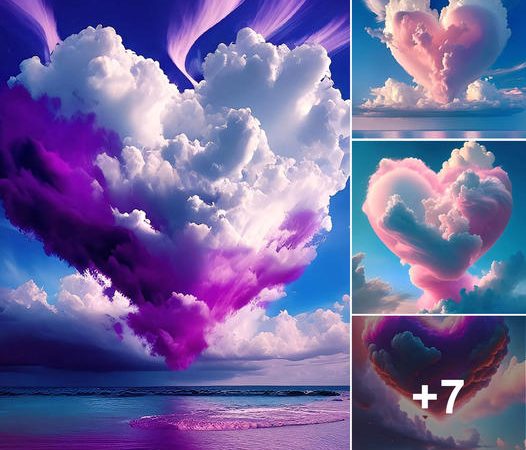 Voyage to Psychedelia: A World of Enchanting Cloudscapes and Heart-Shaped Clouds