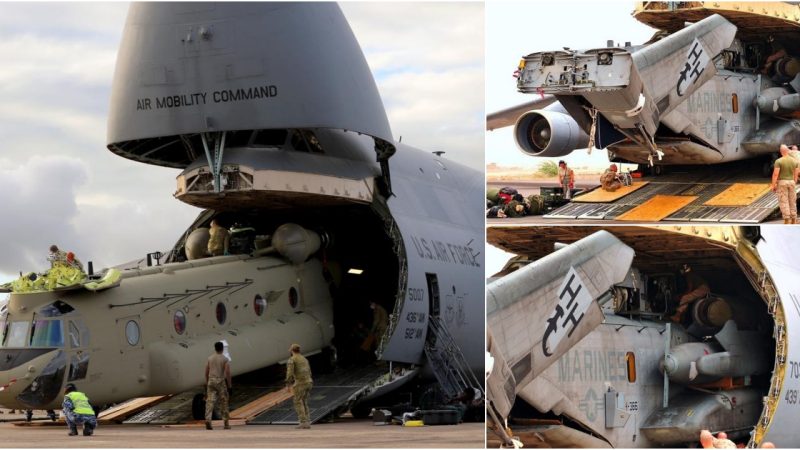 Close-Up View of American ‘Flying Athlete Superhuman’ Strength: C-5 Galaxy