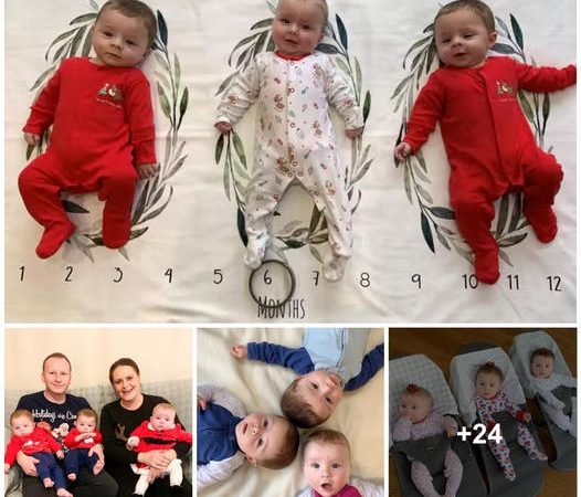 A Time of Hope: IVF Triplets Celebrate Their First Christmas at Home