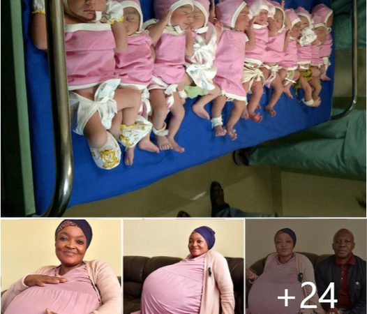 A Remarkable Record: South African Mother Gives Birth to 10 Babies