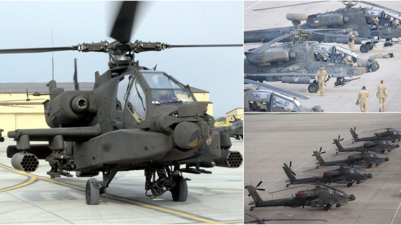 US Army Aviation Unit in Germany Receives State-of-the-Art Apache Attack Helicopters