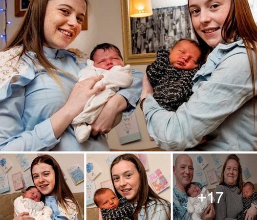 Doubly Blessed: Teenage Sisters Welcome Babies on the Same Day, Bringing Joy to Their Proud Grandfather