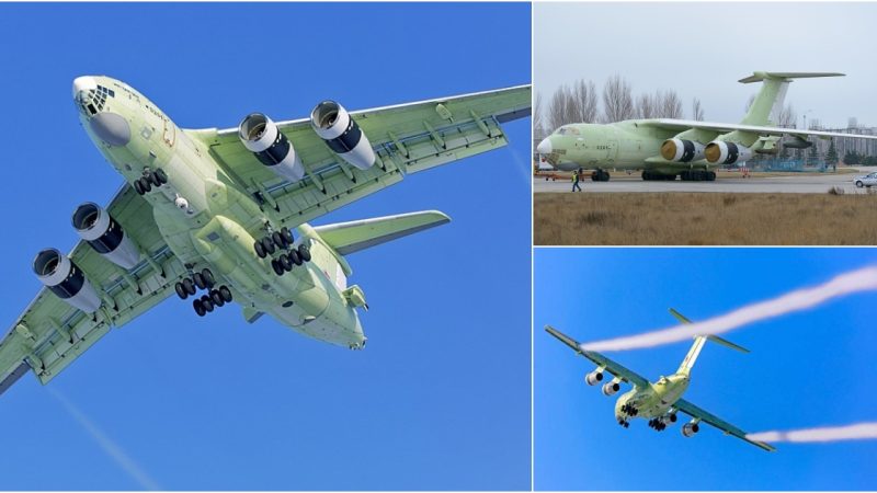 Inaugural Flight of IL-78M-90A Air Refueling Tanker