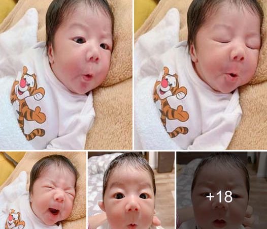 Baby Born with a Series of Hilarious Expressions Delights Netizens: Destined for Stardom