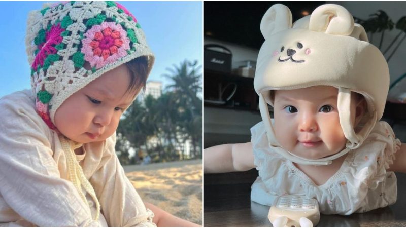 A Symphony of Cuteness: Baby’s Adorable Hat Collection Captivates Hearts