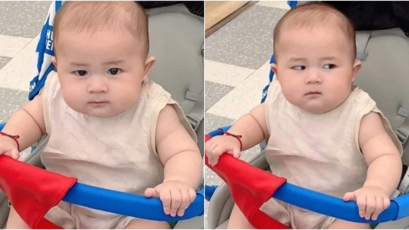 The Adorable and Hilarious Expressions of a Baby That Have Netizens in Stitches