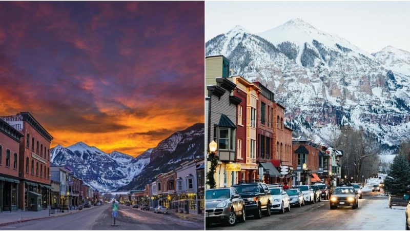 A Crystalline Dawn: Telluride, Colorado Awakens to Frosty Splendor